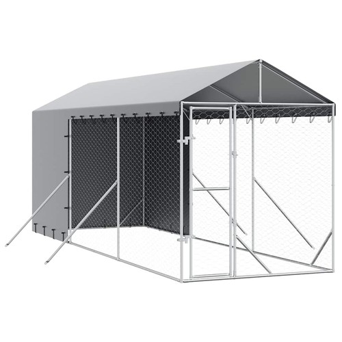 Outdoor dog kennel house - kennel,