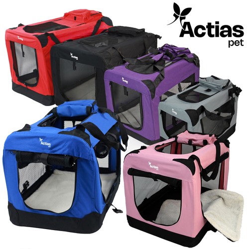 Fabric dog crate puppy carrier - dog,