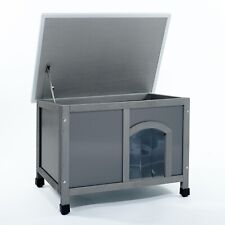 S DOG KENNEL PLASTIC AND WOOD