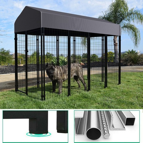Jumbo outdoor dog kennel - outdoor, w/