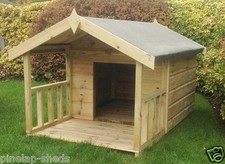Dog Kennel with Veranda